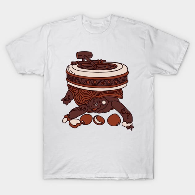 Tortoise Familiar T-Shirt by Sabling Art